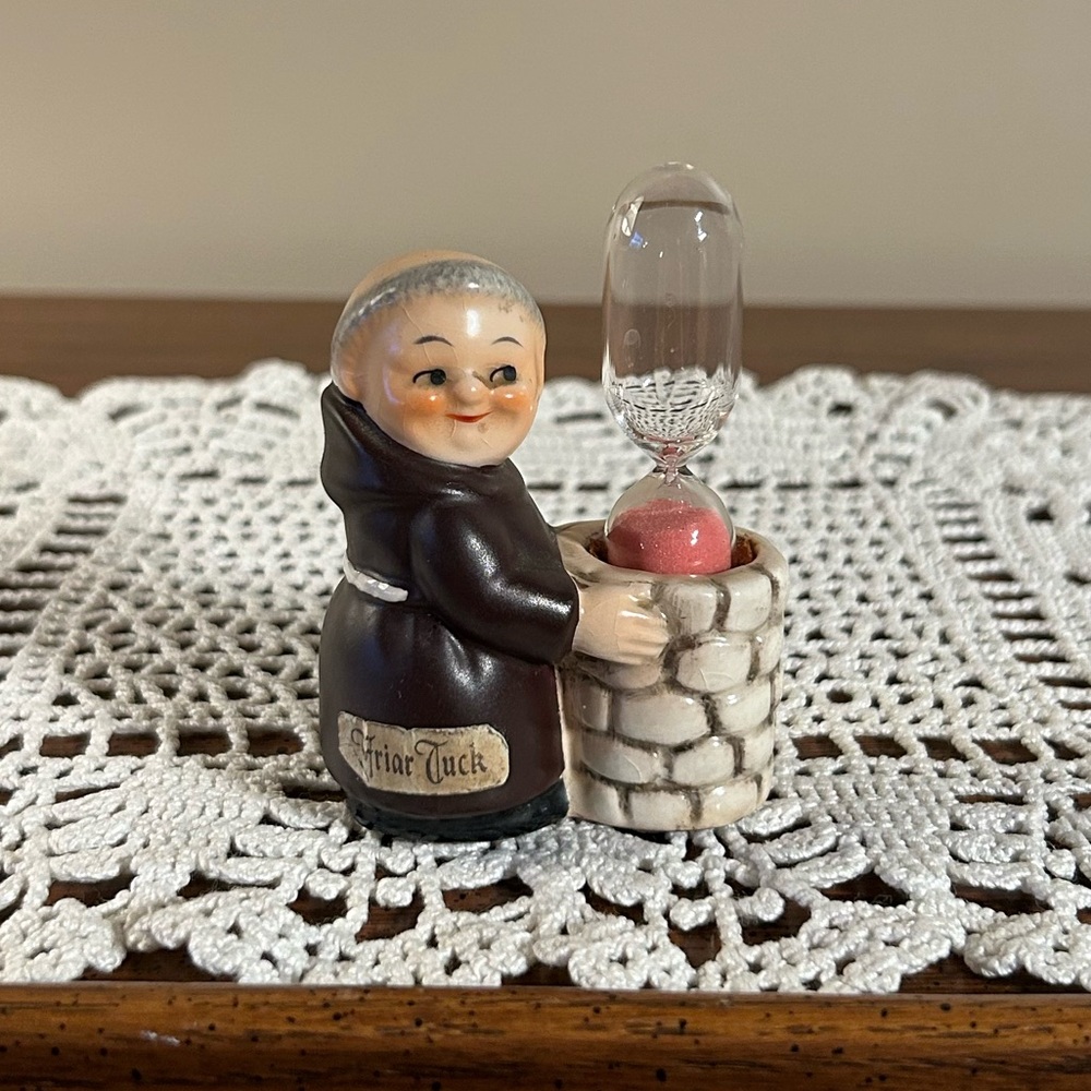 Friar Tuck Goebel Hummel West Germany Kitchen Timer Hour Glass